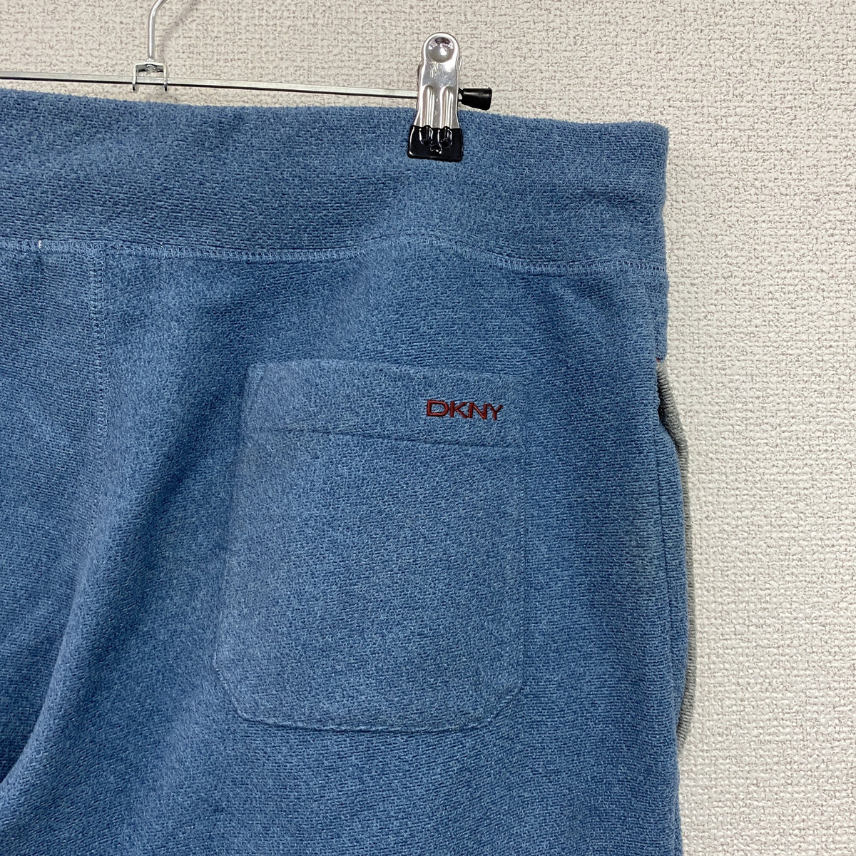 DKNY　ダナキャランニューヨーク　フリースパンツ　青　ブルー　Lサイズ　古着