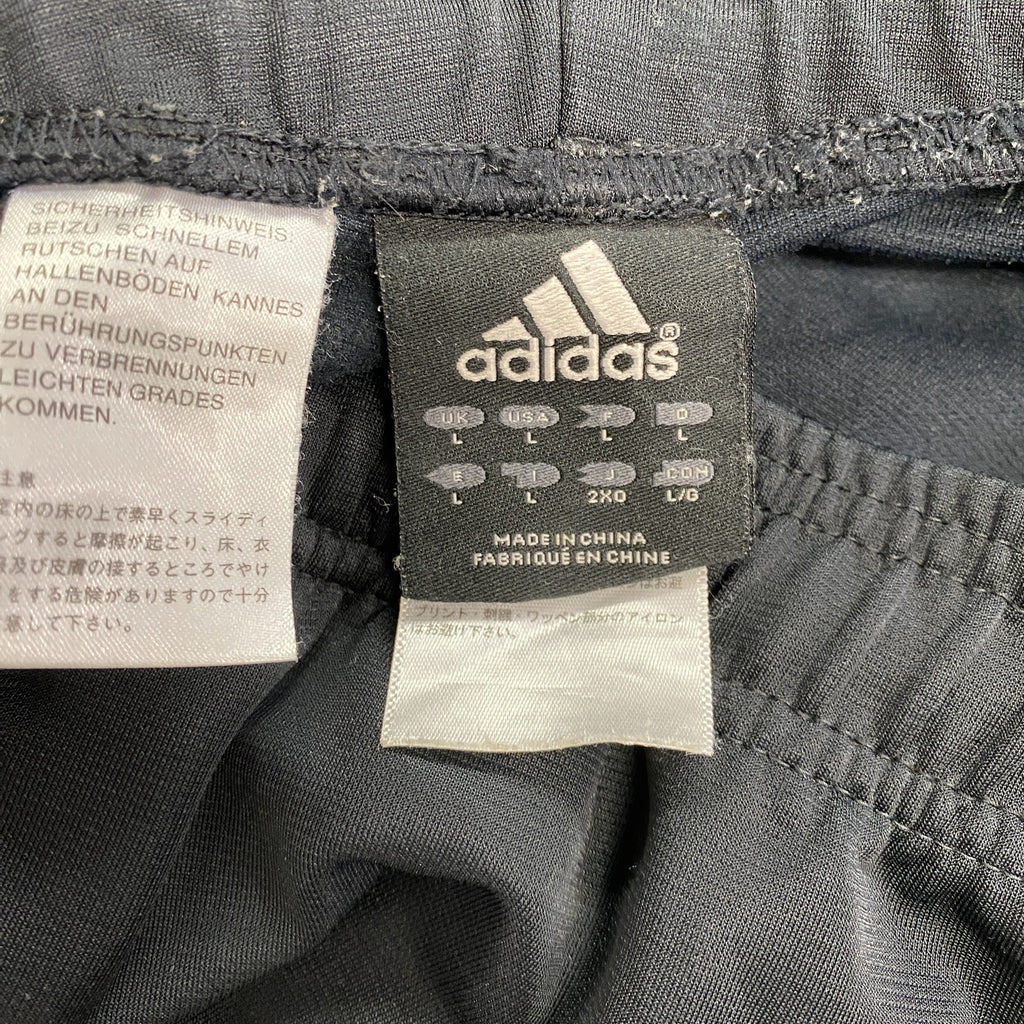 adidas　アディダス　ジャージ　トラックパンツ　黒　ブラック　2XOサイズ　古着