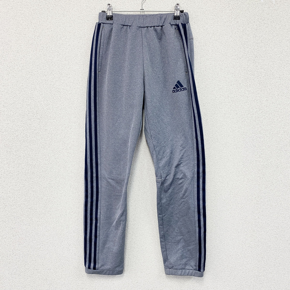 adidas　アディダス　スウェットパンツ　トラックパンツ　青　ブルー　160サイズ　古着