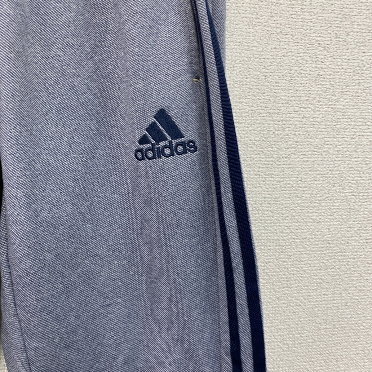 adidas　アディダス　スウェットパンツ　トラックパンツ　青　ブルー　160サイズ　古着