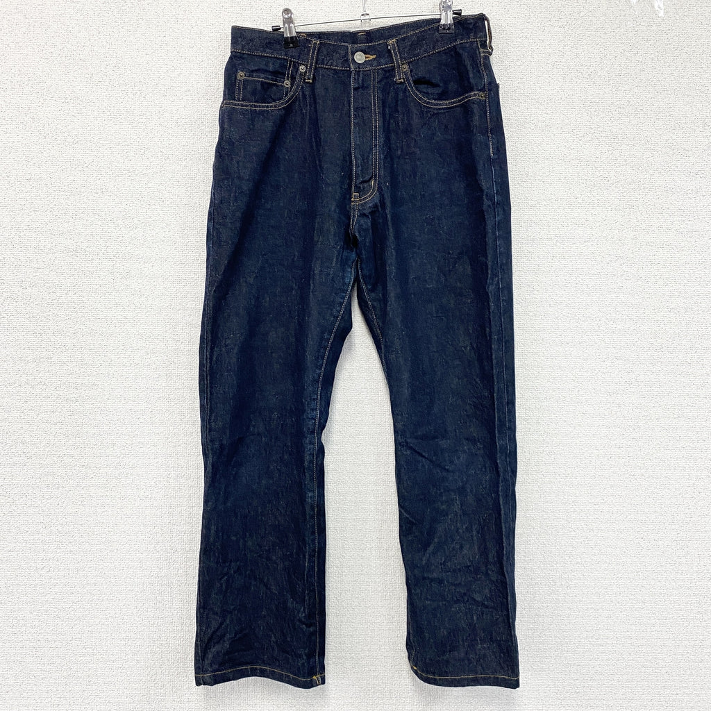OLD UNIQLO　オールドユニクロ　デニムパンツ/ジーンズ　ジップフライ　インディゴ　古着