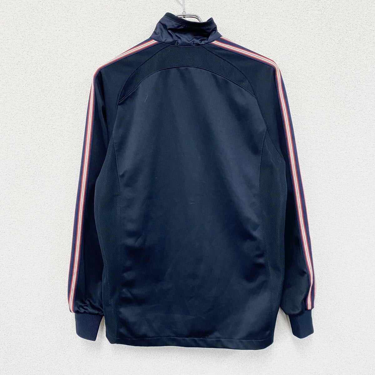 adidas　アディダス　トラックジャケット/ジャージ　紺　ネイビー　Mサイズ　古着