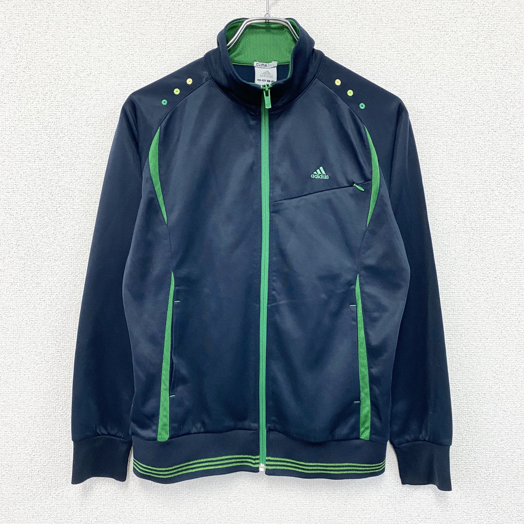 adidas　アディダス　トラックジャケット/ジャージ　紺　ネイビー　Lサイズ　古着