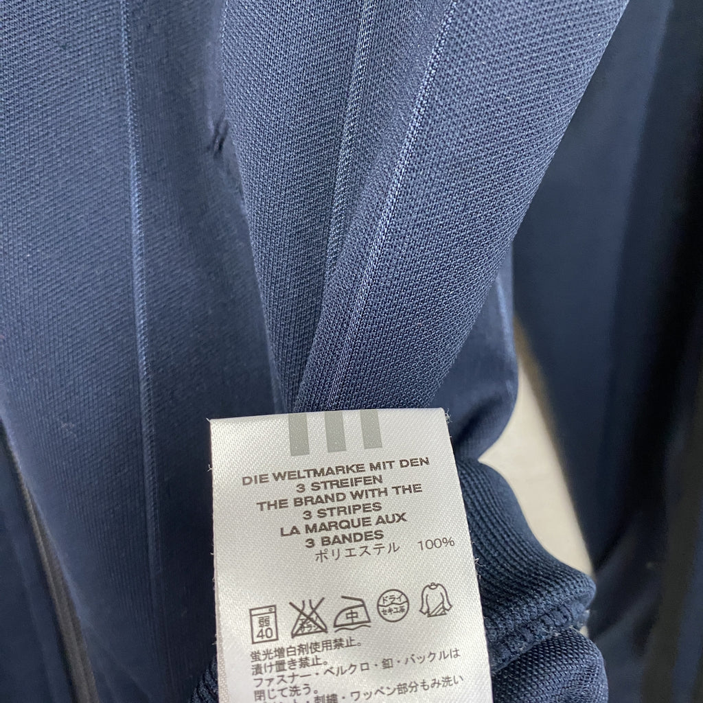 adidas　アディダス　トラックジャケット/ジャージ　紺　ネイビー　Mサイズ　古着