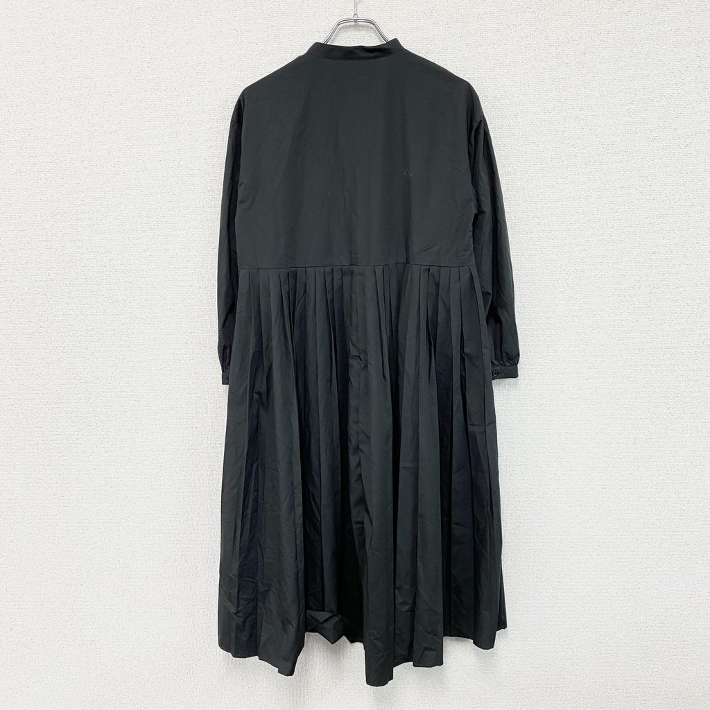 Ray Beams　レイビームス　プリーツキリカエワンピース　黒　ブラック　古着