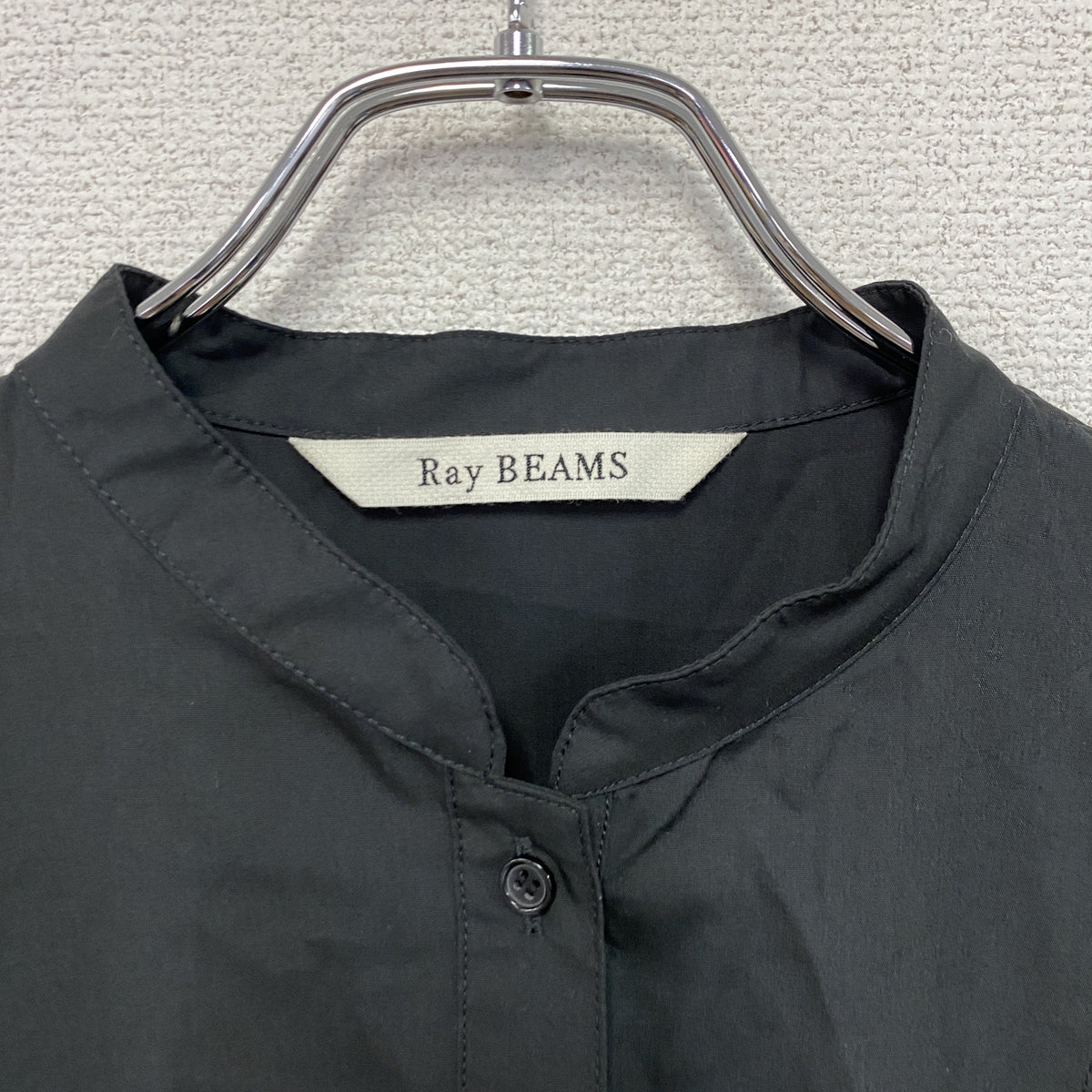 Ray Beams　レイビームス　プリーツキリカエワンピース　黒　ブラック　古着
