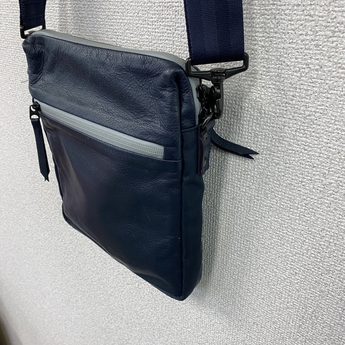 samsonite　サムソナイト　ショルダーバッグ　紺　ネイビー　古着