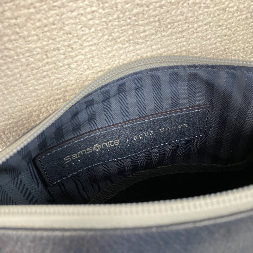 samsonite　サムソナイト　ショルダーバッグ　紺　ネイビー　古着
