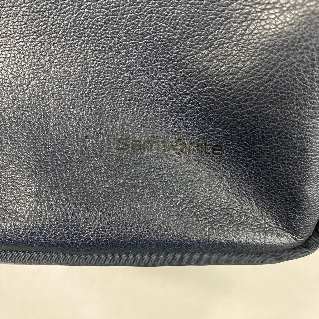 samsonite　サムソナイト　ショルダーバッグ　紺　ネイビー　古着