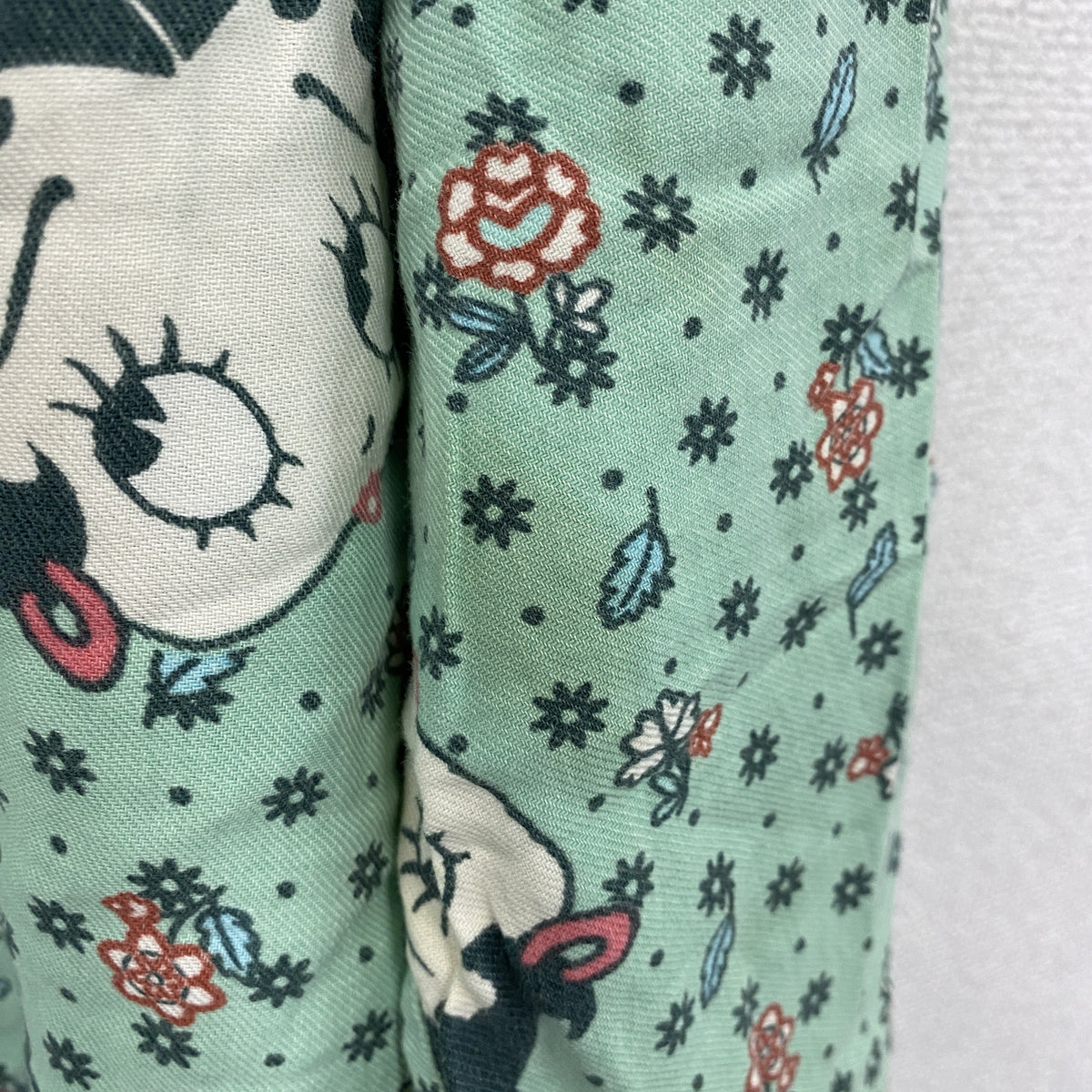 BETTY BOOP　ベティブープ　長袖シャツ/パジャマシャツ　緑　グリーン　古着