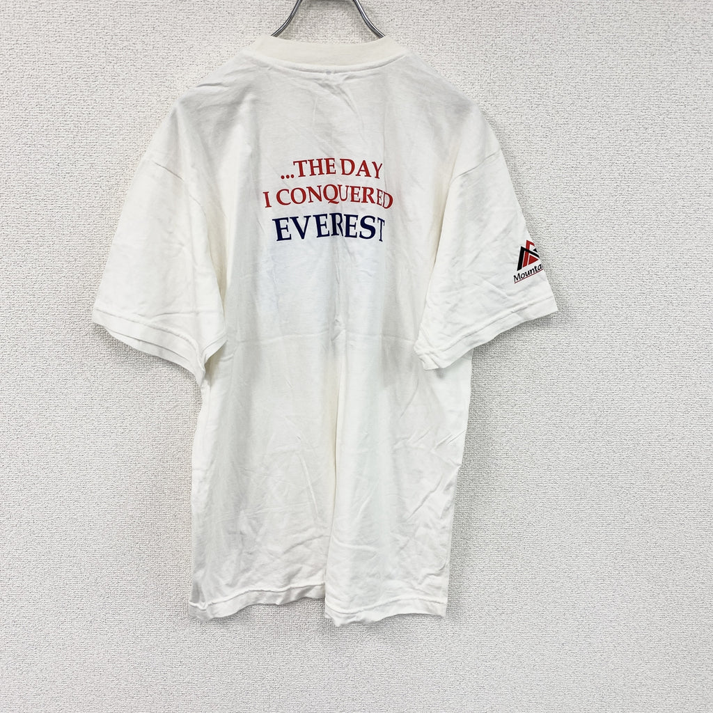 半袖プリントTシャツ　白　ホワイト　46サイズ　古着