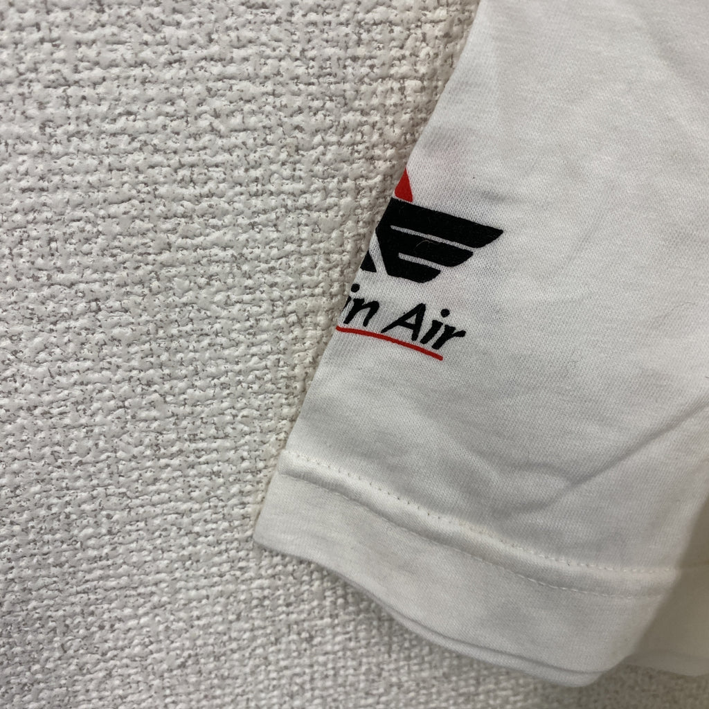 半袖プリントTシャツ　白　ホワイト　46サイズ　古着
