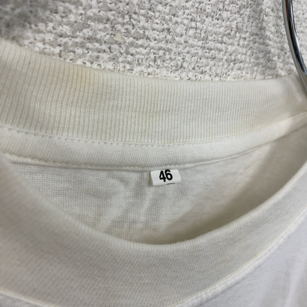 半袖プリントTシャツ　白　ホワイト　46サイズ　古着