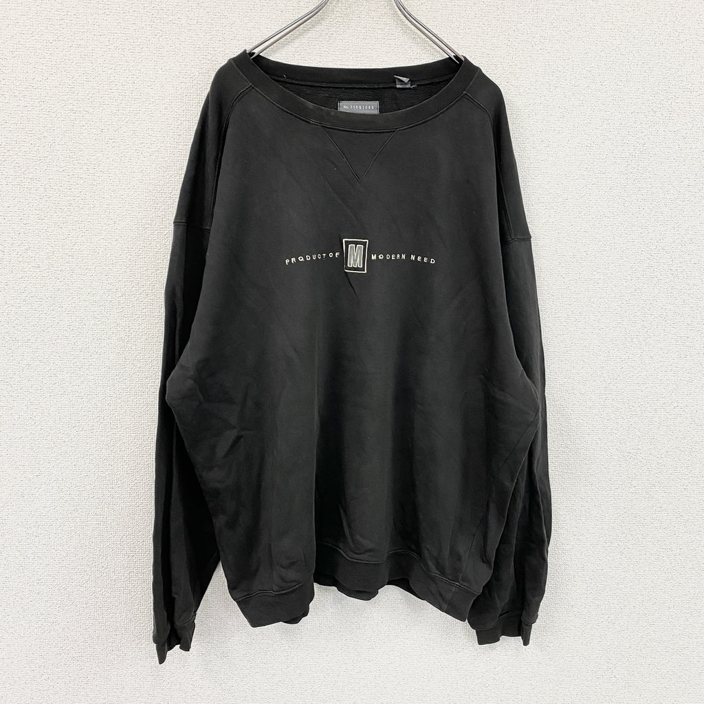 Mossimo　モッシモ　スウェット/トレーナー　黒　ブラック　Lサイズ　古着