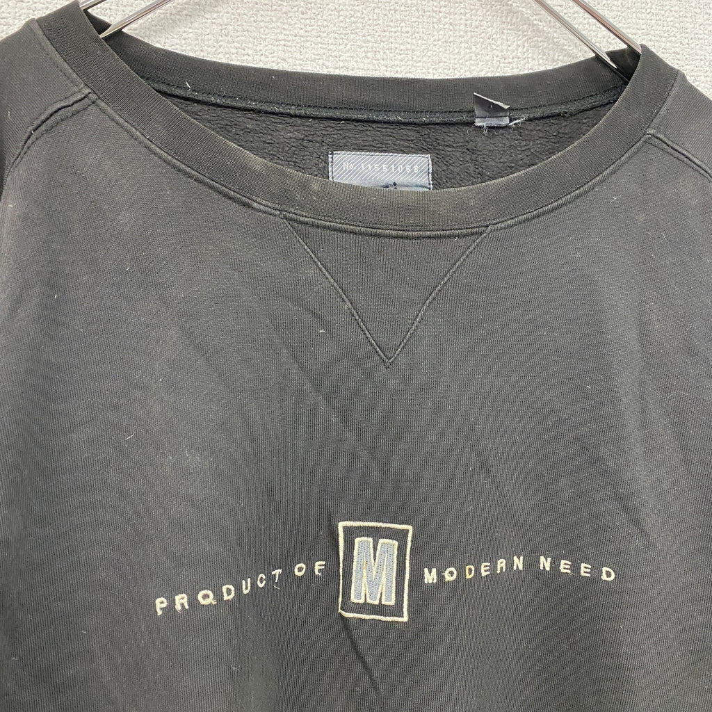 Mossimo　モッシモ　スウェット/トレーナー　黒　ブラック　Lサイズ　古着