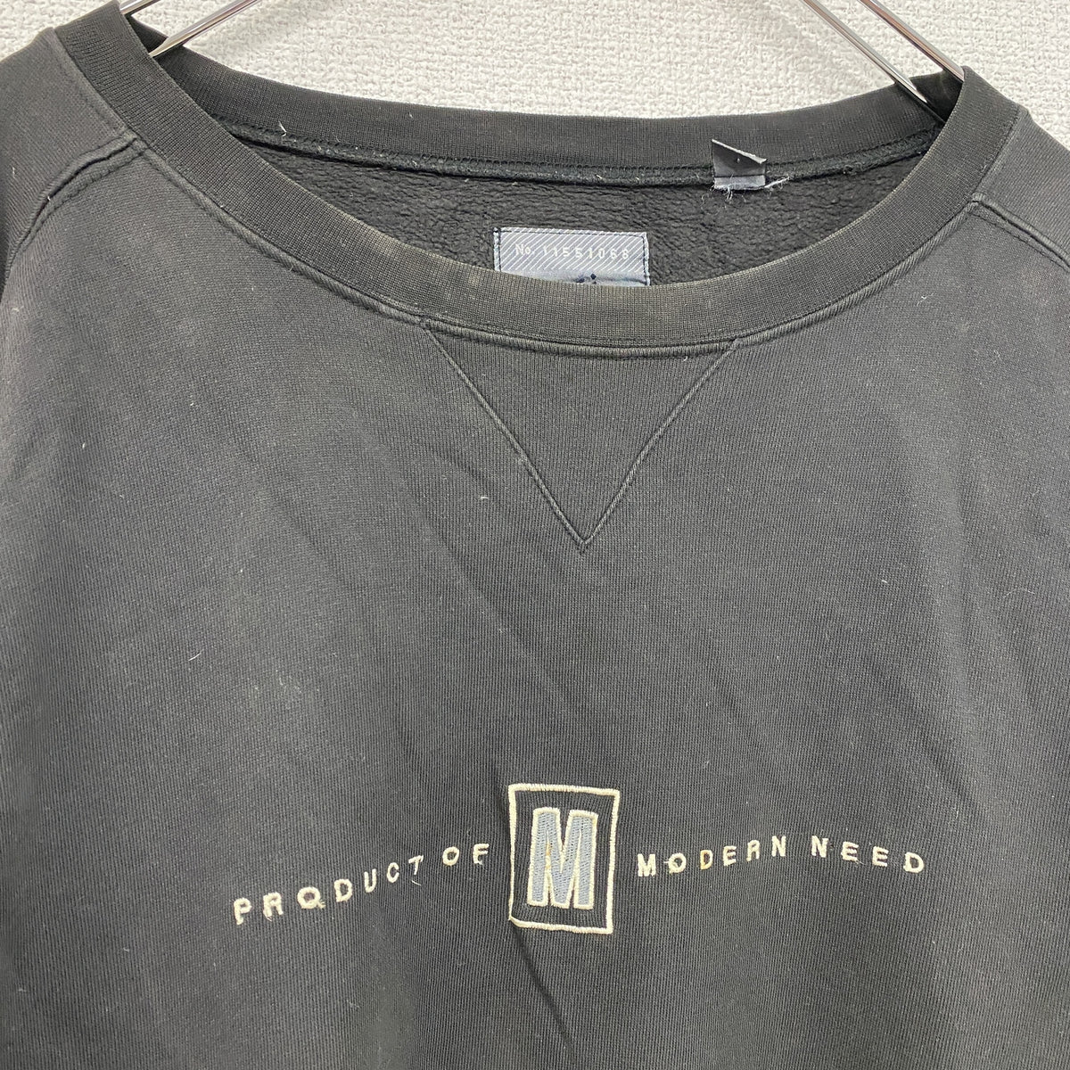 Mossimo　モッシモ　スウェット/トレーナー　黒　ブラック　Lサイズ　古着