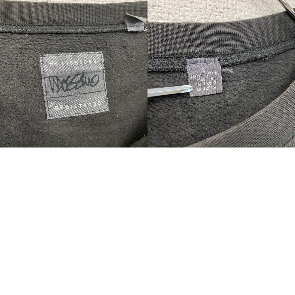 Mossimo　モッシモ　スウェット/トレーナー　黒　ブラック　Lサイズ　古着