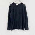 agnes b.　アニエスベー　長袖Tシャツ/ロンT　無地　黒　ブラック　2サイズ　古着