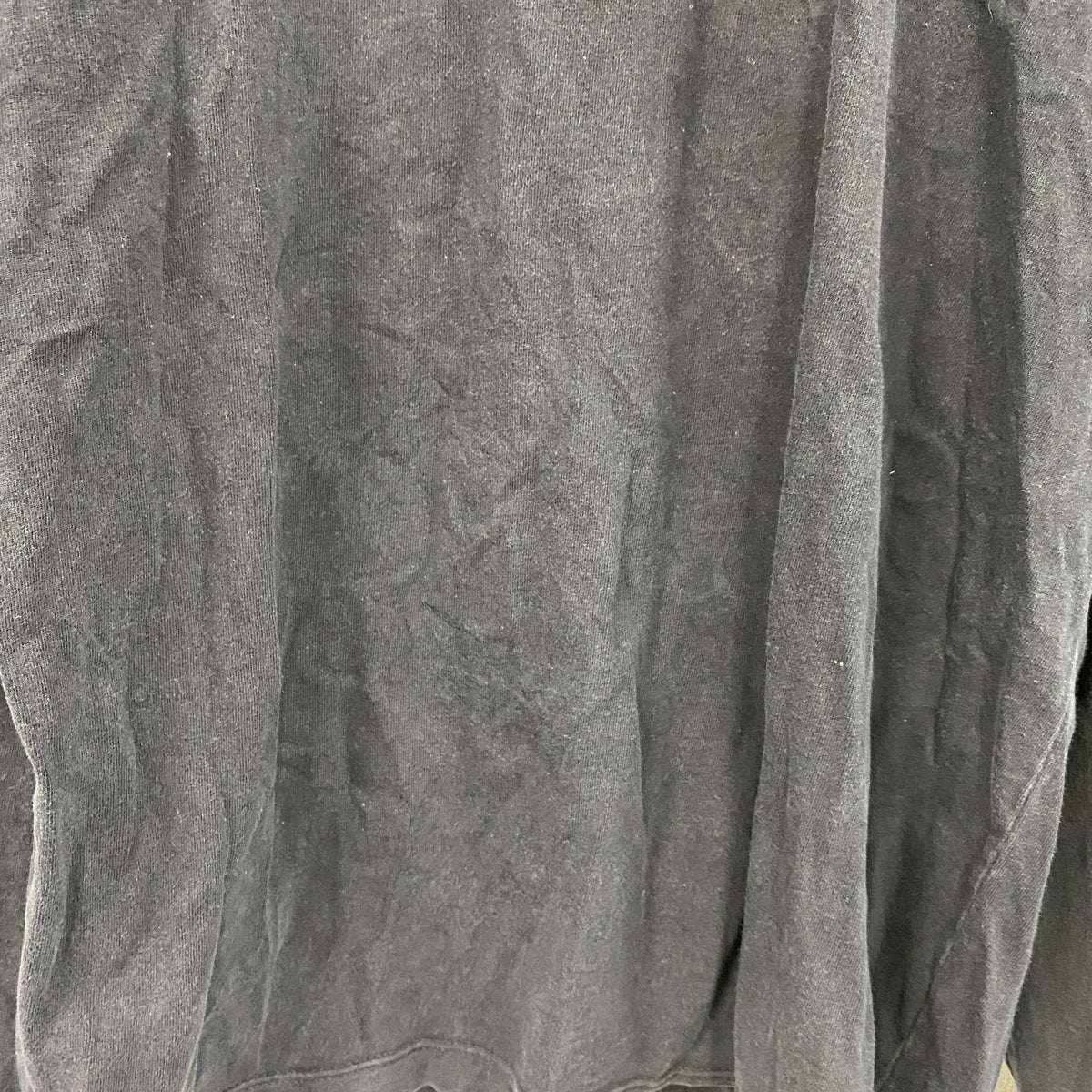 agnes b.　アニエスベー　長袖Tシャツ/ロンT　無地　黒　ブラック　2サイズ　古着