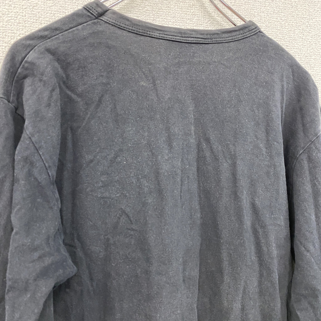 agnes b.　アニエスベー　長袖Tシャツ/ロンT　無地　黒　ブラック　2サイズ　古着