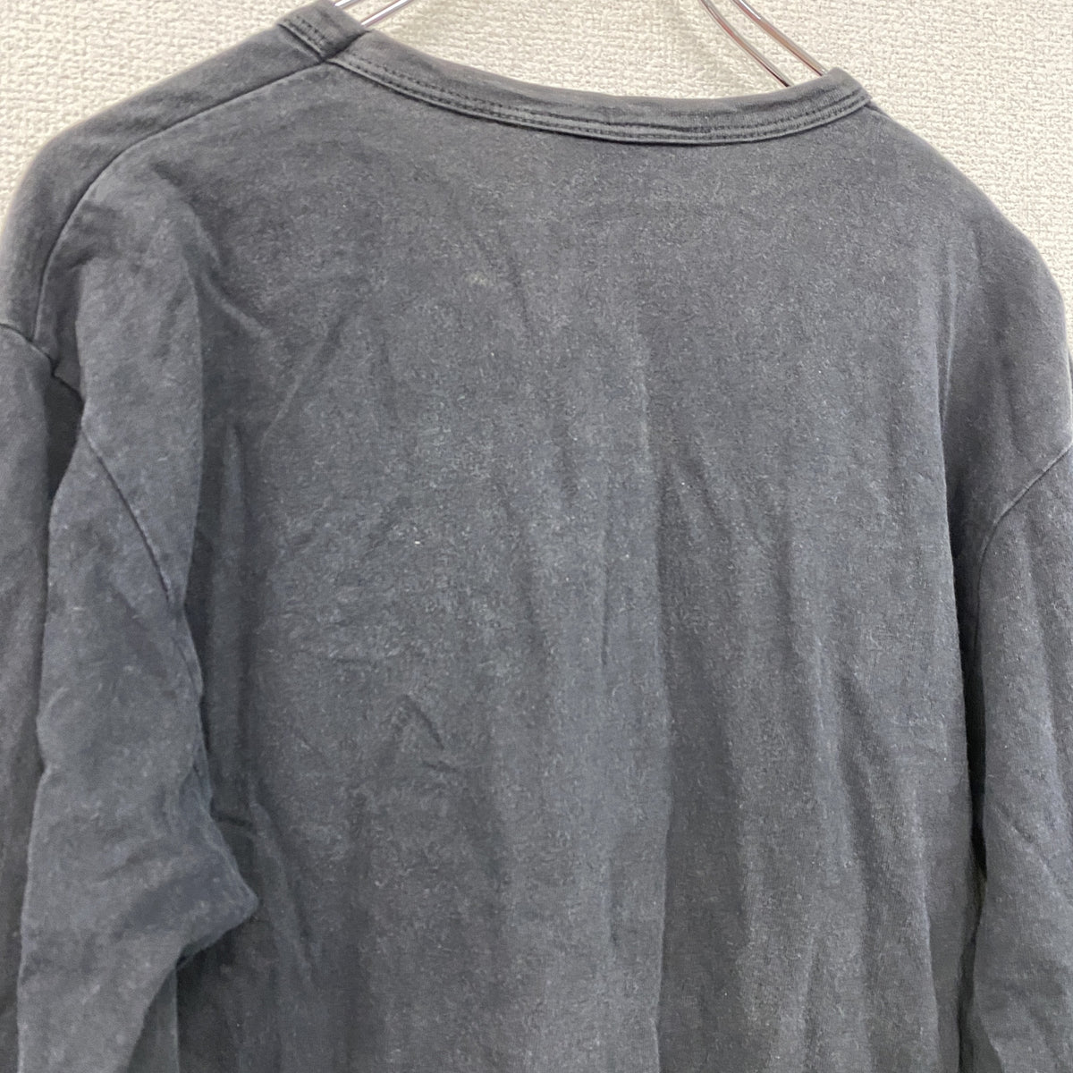 agnes b.　アニエスベー　長袖Tシャツ/ロンT　無地　黒　ブラック　2サイズ　古着