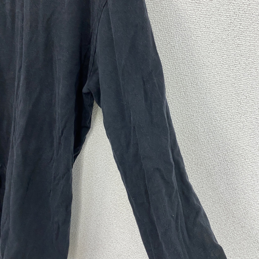 agnes b.　アニエスベー　長袖Tシャツ/ロンT　無地　黒　ブラック　2サイズ　古着