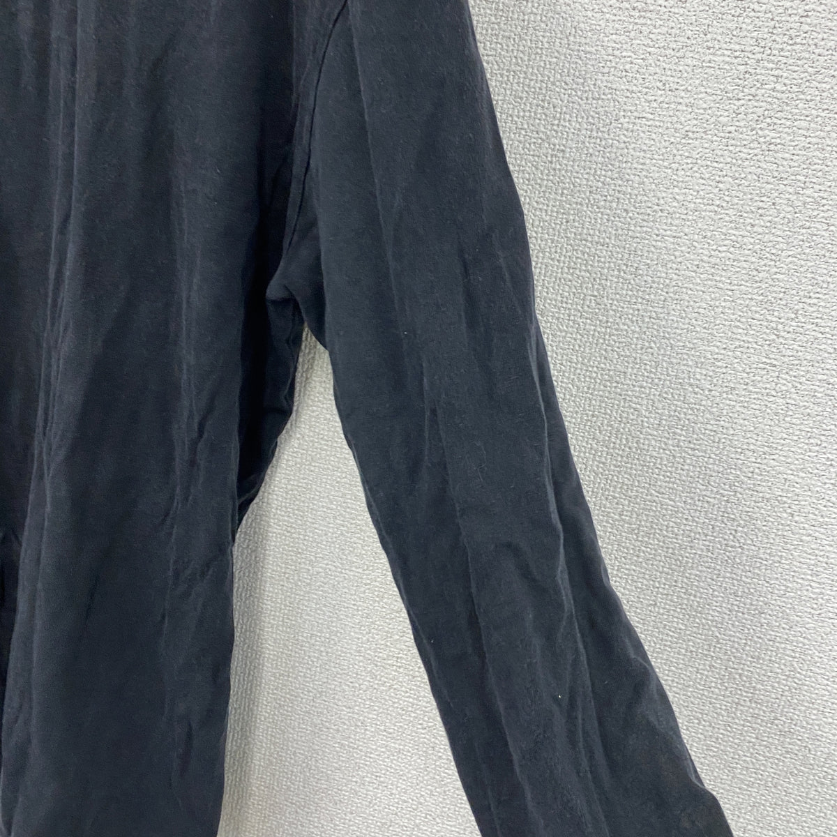 agnes b.　アニエスベー　長袖Tシャツ/ロンT　無地　黒　ブラック　2サイズ　古着