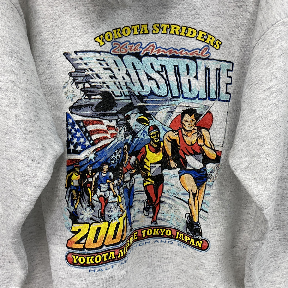 Hanes　ヘインズ　スウェットパーカー/フーディー　霜降りグレー　Mサイズ　古着