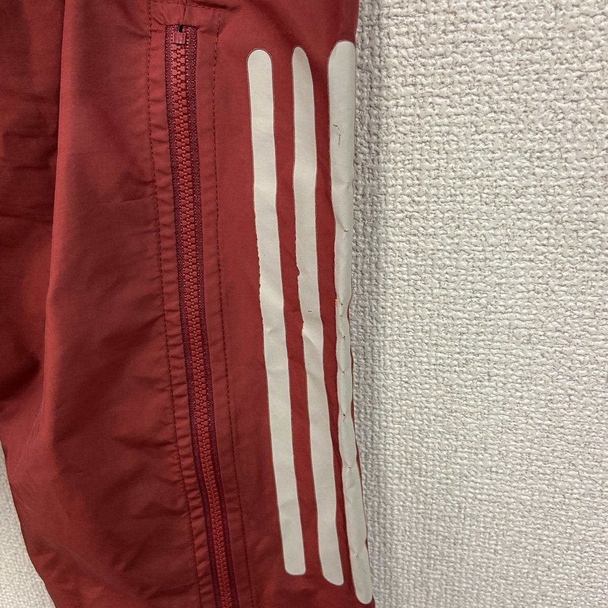 adidas　アディダス　日韓ワールドカップ　ピステパンツ/ウィンドパンツ　赤　レッド　Lサイズ　古着