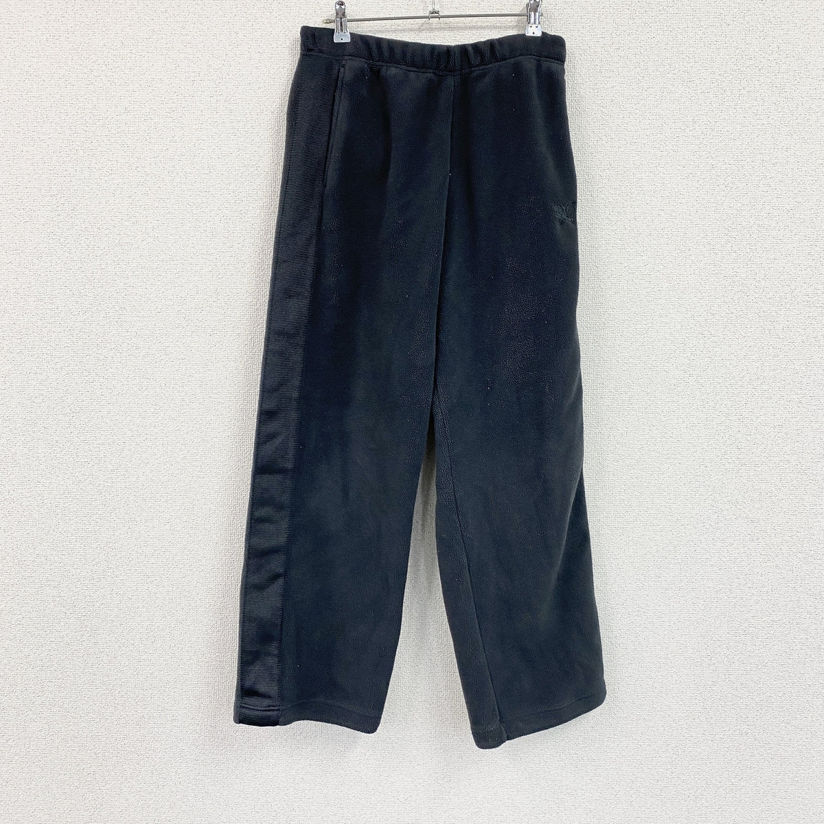 Needles　ニードルズ　UNIQLO　ユニクロ　フリースパンツ　黒　ブラック　Mサイズ　古着