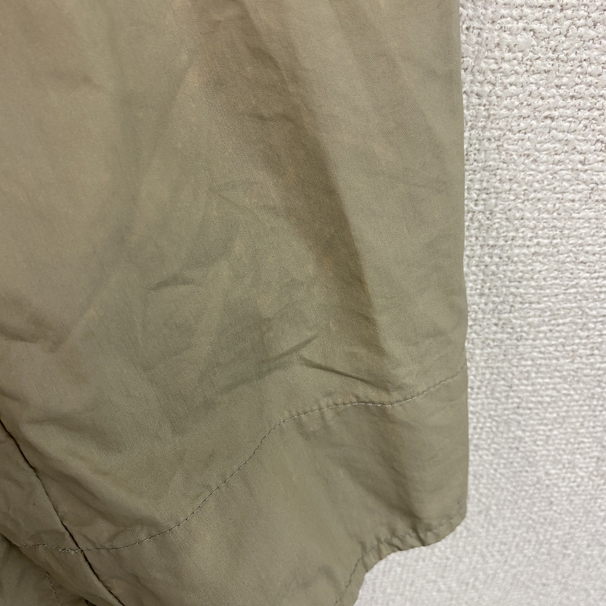 マウンテンパーカー　コーチジャケット　ベージュ　古着