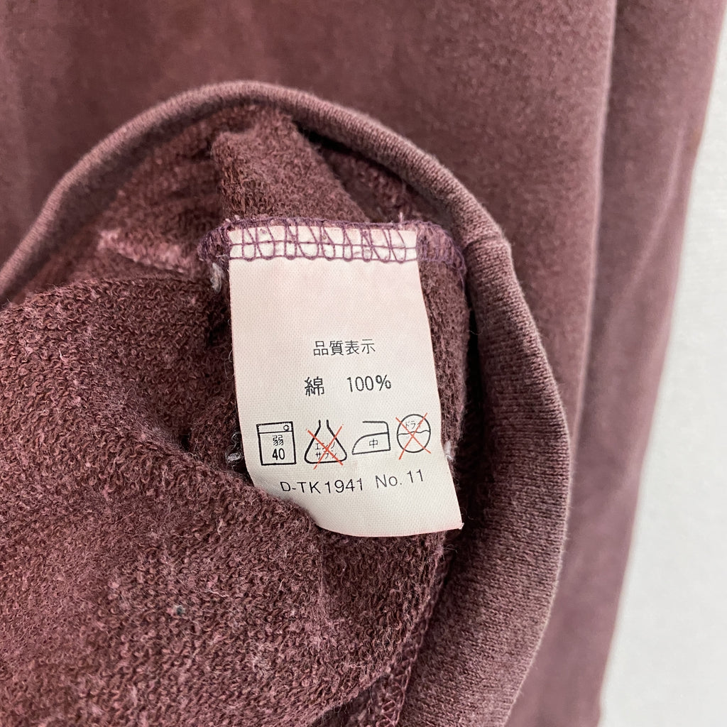 BEAR　ベア　スウェットパーカー/フーディー　ボルドー　Lサイズ　古着