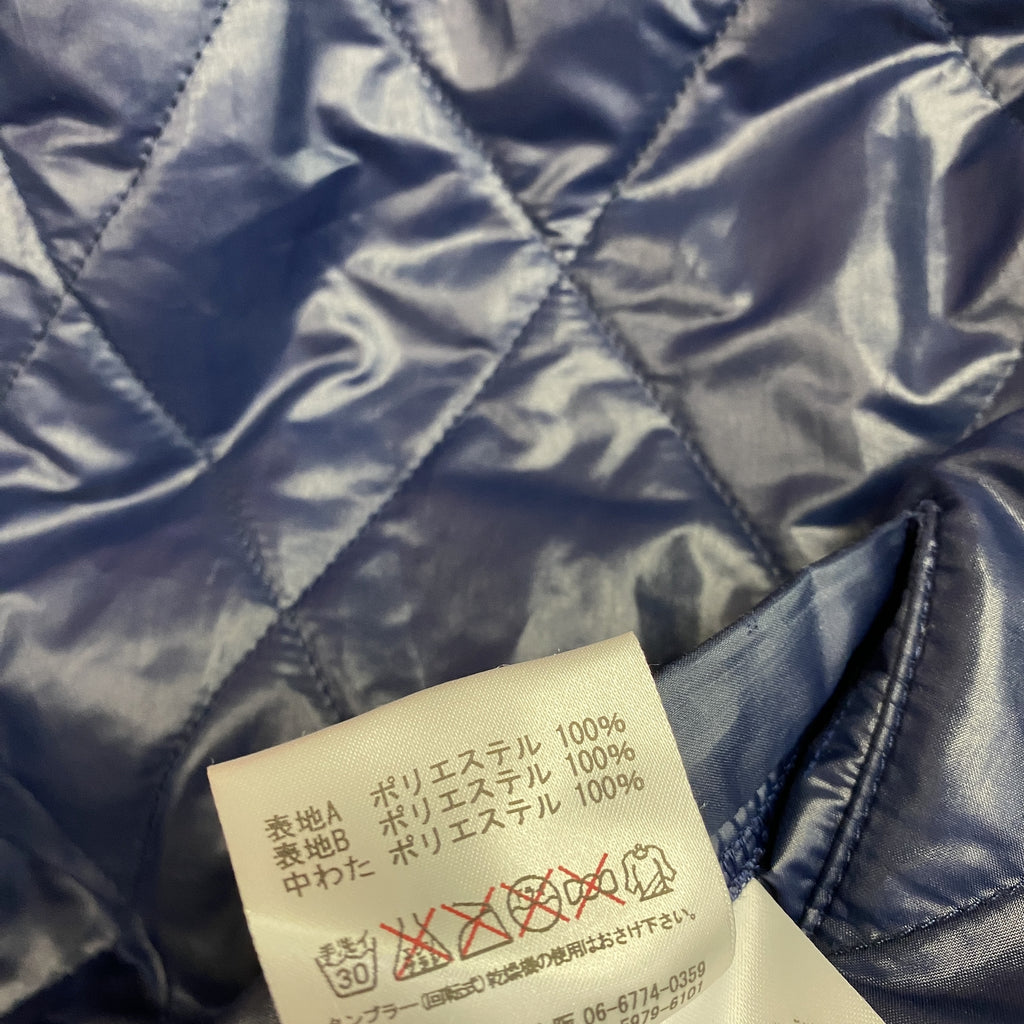 UMBRO　アンブロ　フルジップ中綿ジャケット　リバーシブル　紺　ネイビー　赤　レッド　Oサイズ　古着
