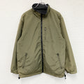 OLD UNIQLO　オールドユニクロ　ウォームアップジャケット/フリースジャケット　リバーシブル　カーキ　グレー　Mサイズ　古着