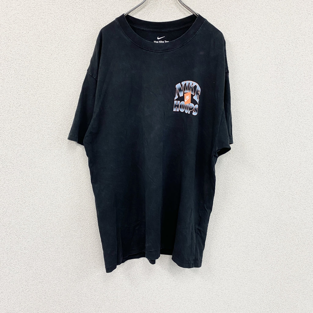 NIKE　ナイキ　半袖プリントTシャツ　黒　ブラック　2XLサイズ　古着
