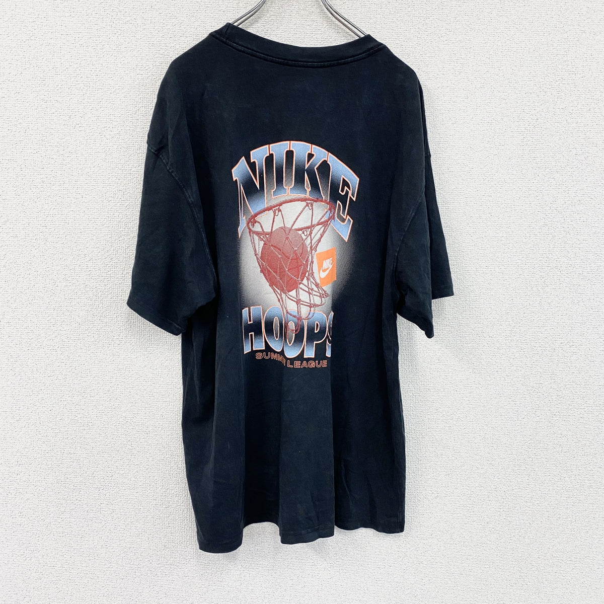 NIKE　ナイキ　半袖プリントTシャツ　黒　ブラック　2XLサイズ　古着