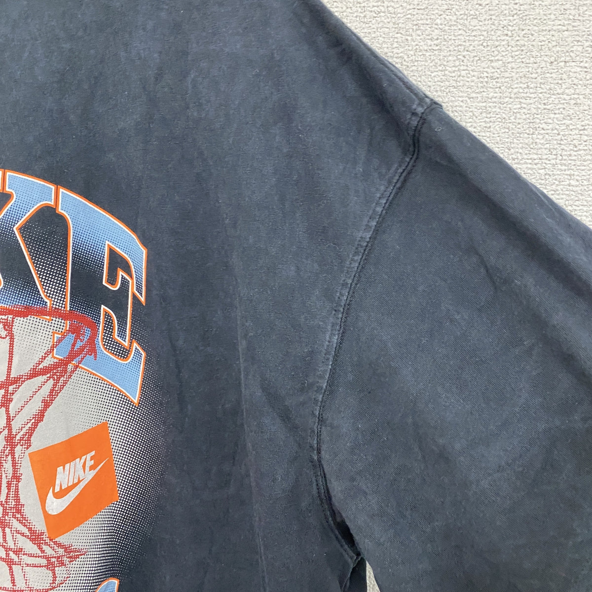 NIKE　ナイキ　半袖プリントTシャツ　黒　ブラック　2XLサイズ　古着