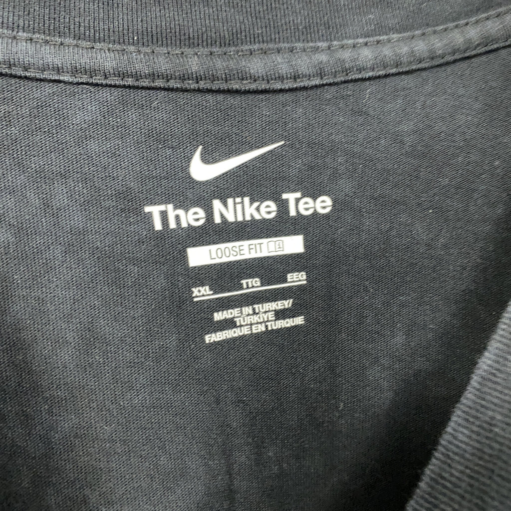 NIKE　ナイキ　半袖プリントTシャツ　黒　ブラック　2XLサイズ　古着