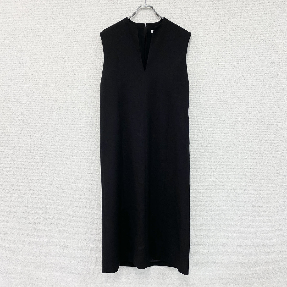 BEAUTY&YOUTH UNITED ARROWS　ビューティアンドユースユナイテッドアローズ　キーネックノースリーブロングワンピース　黒　ブラック　Mサイズ　古着