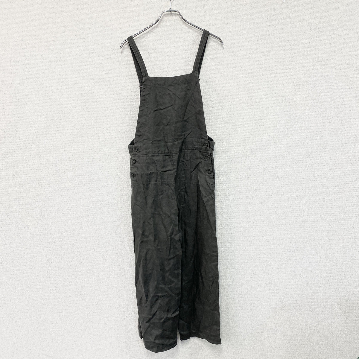 BEAUTY&YOUTH UNITED ARROWS　ビューティアンドユースユナイテッドアローズ　オールインワン/サロペットワンピース　チャコールグレー　Sサイズ　古着