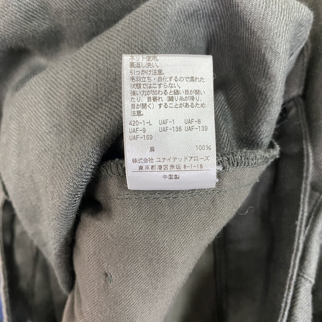 BEAUTY&YOUTH UNITED ARROWS　ビューティアンドユースユナイテッドアローズ　オールインワン/サロペットワンピース　チャコールグレー　Sサイズ　古着