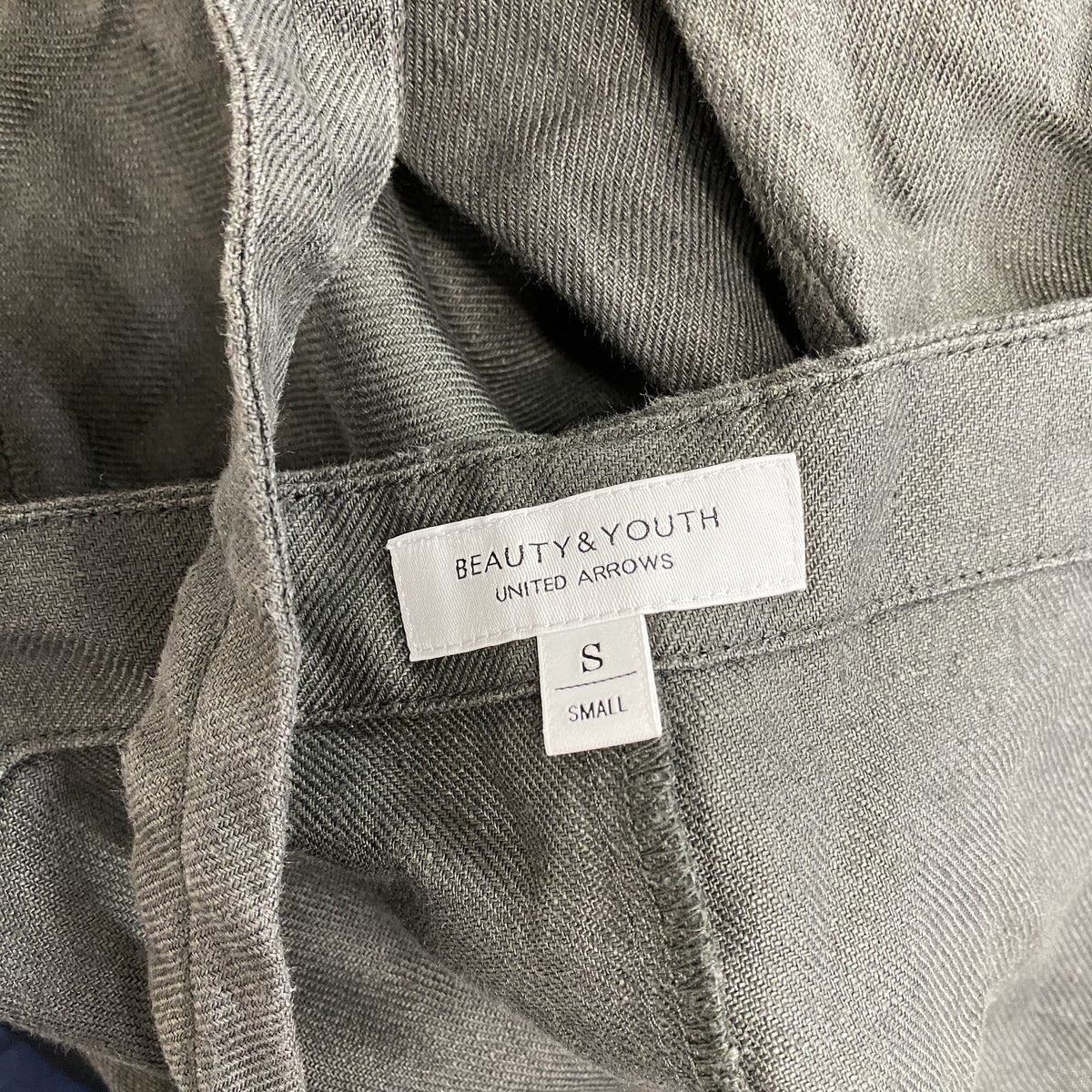 BEAUTY&YOUTH UNITED ARROWS　ビューティアンドユースユナイテッドアローズ　オールインワン/サロペットワンピース　チャコールグレー　Sサイズ　古着
