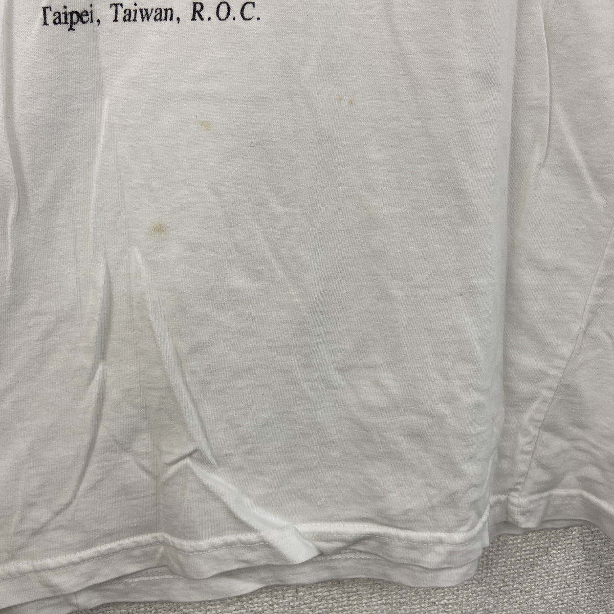 NATIONAL PALACE MUSEUM　半袖プリントTシャツ　白　ホワイト　Lサイズ　古着