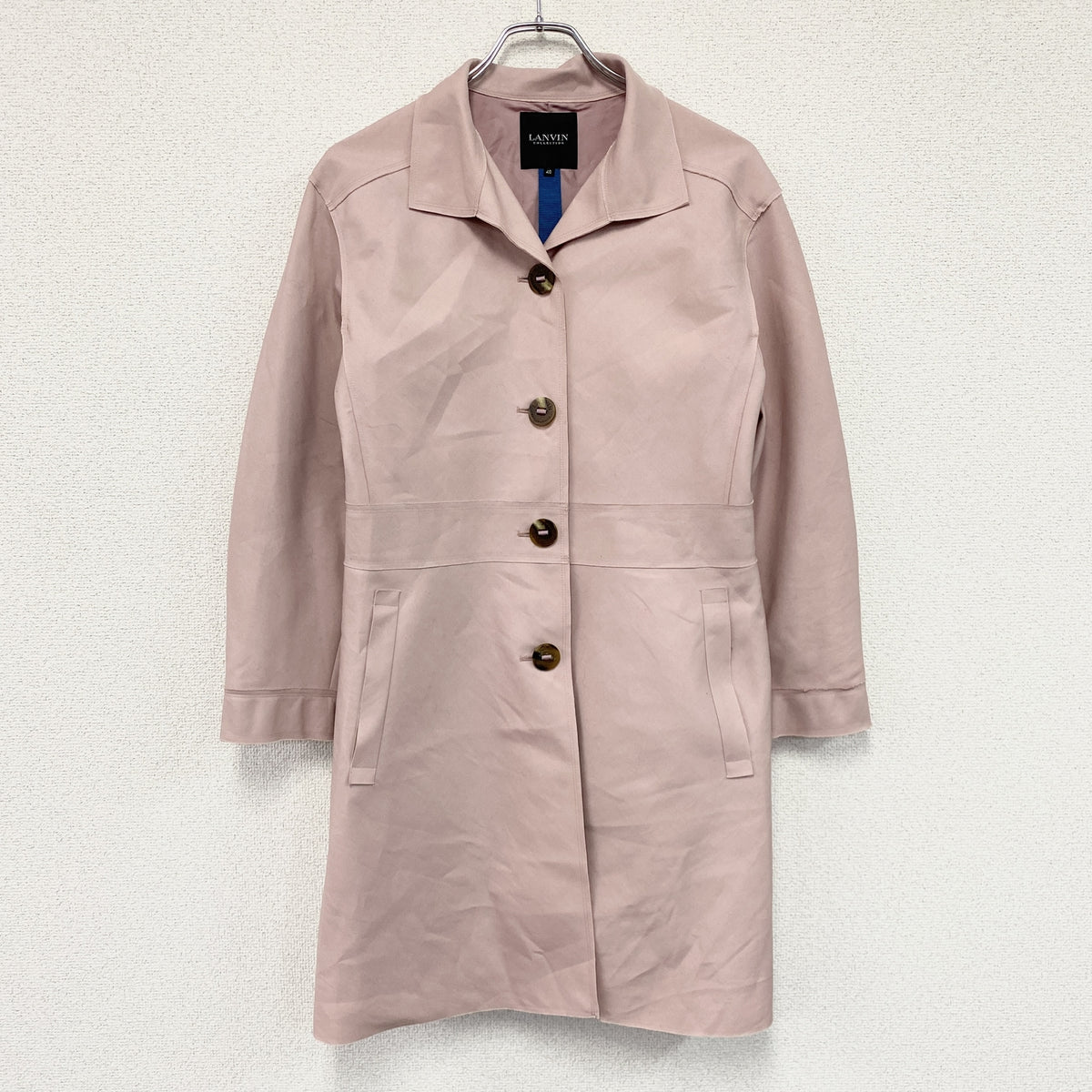 LANVIN　ランバン　ステンカラーコート/スプリングコート　ピンク　40サイズ　古着