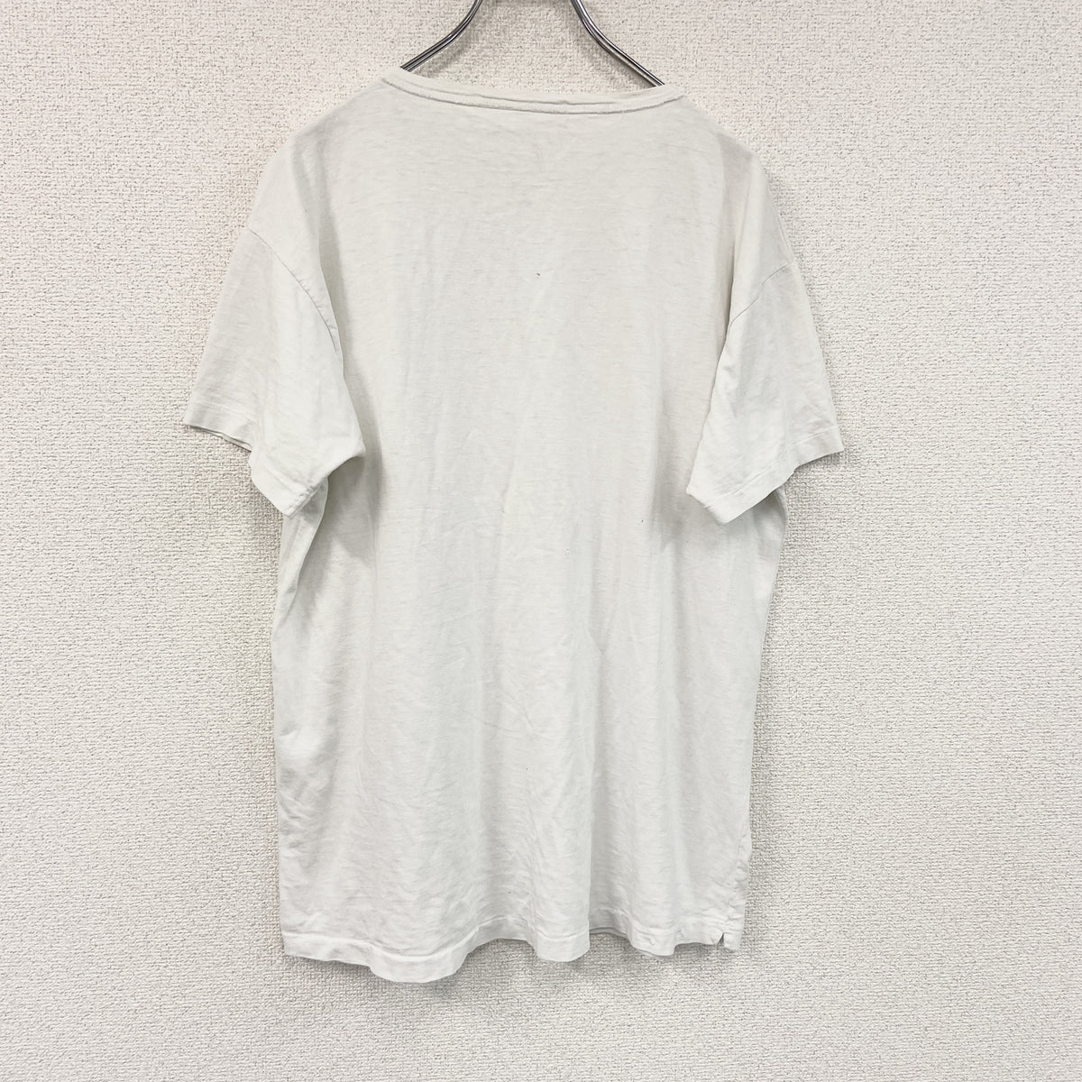 45rpm　半袖プリントTシャツ　シングルステッチ　ヴィンテージ　白　ホワイト　古着