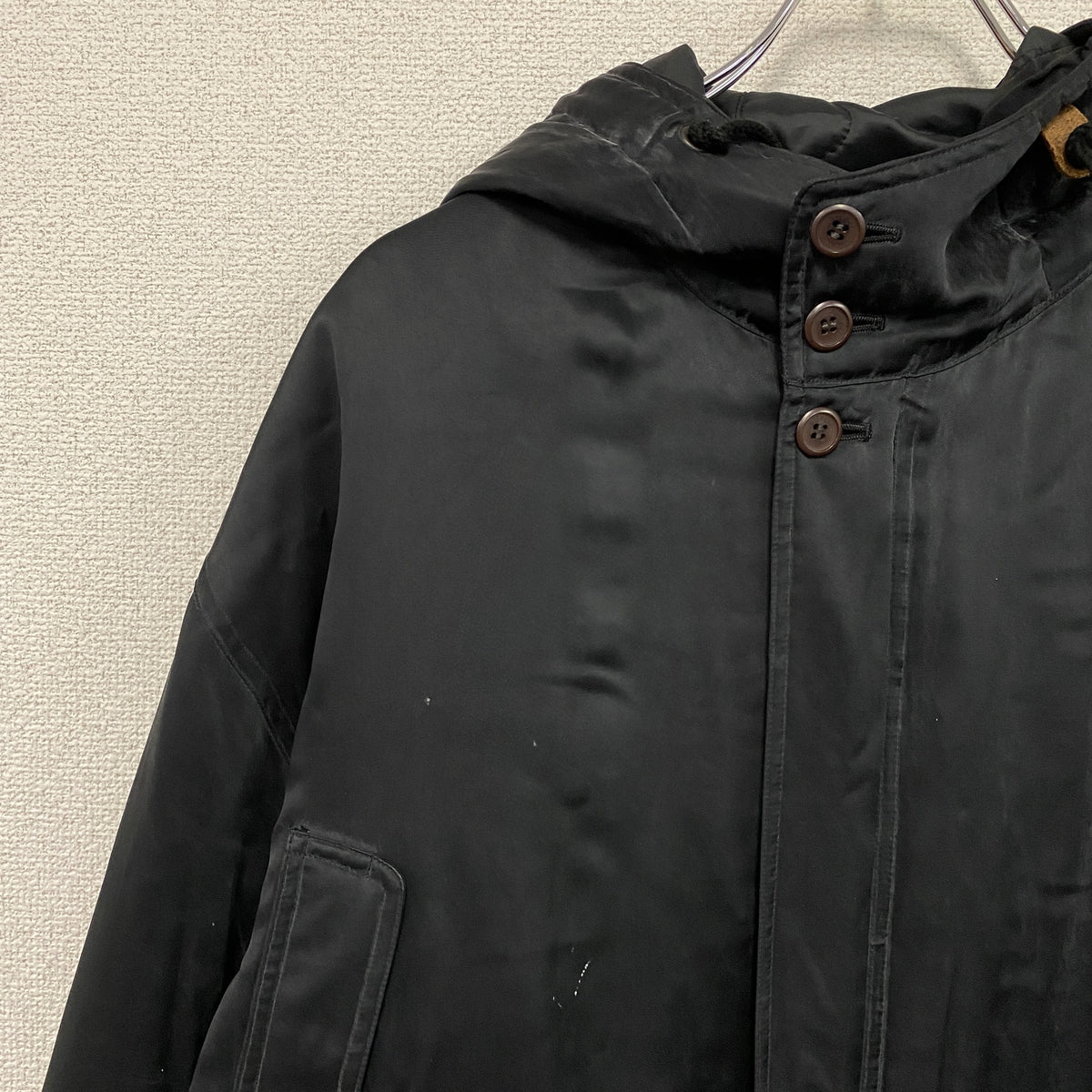 allegri　アレグリ　ミリタリージャケット　中綿入り　黒　ブラック　Mサイズ　古着