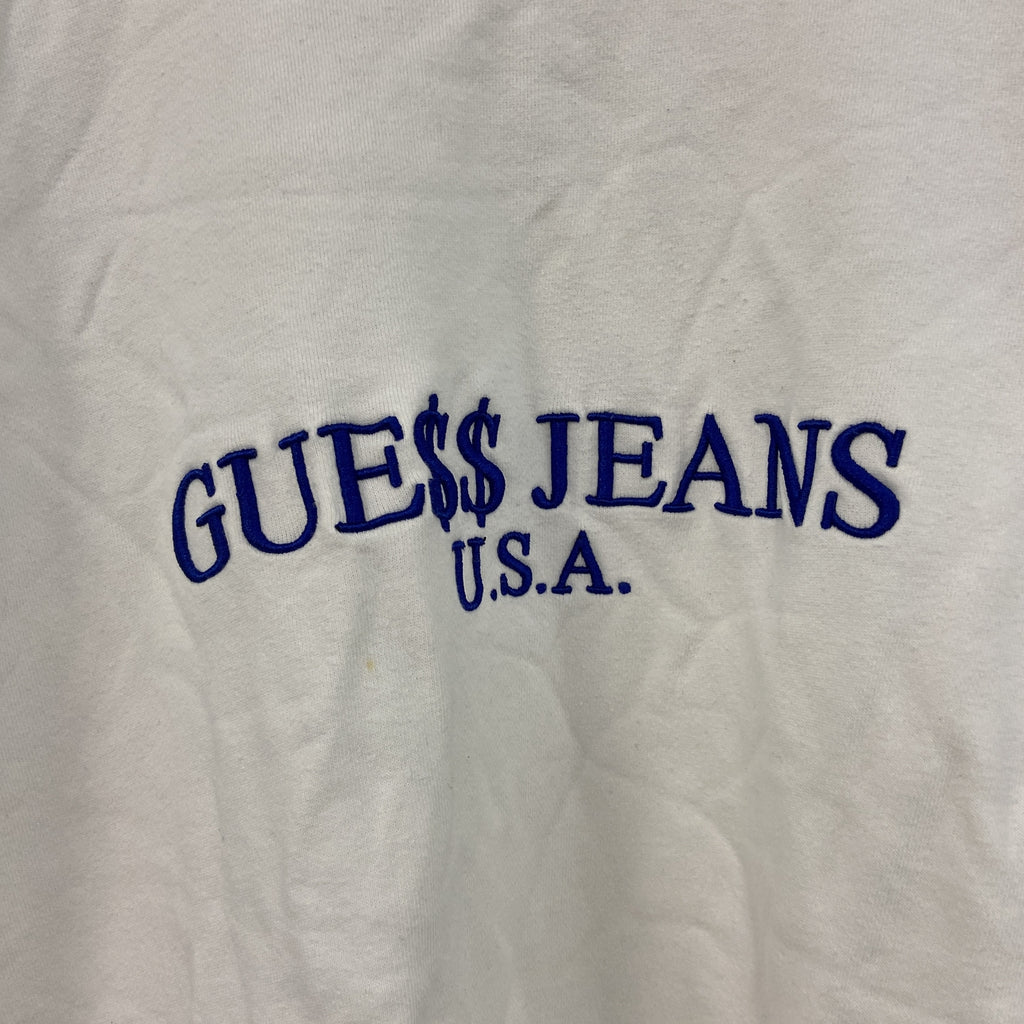 GUESS ORIGINAL　ゲスオリジナル　スウェット/トレーナー　白　ホワイト　Lサイズ　古着