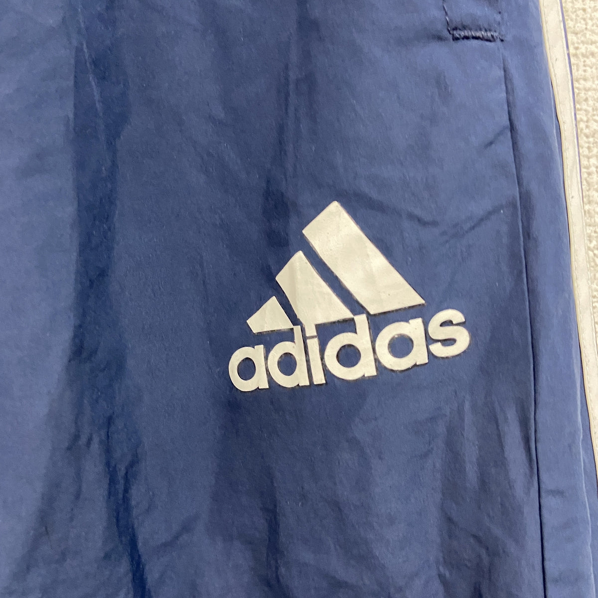 adidas　アディダス　トラックパンツ/ジャージパンツ　紺　ネイビー　150サイズ　古着