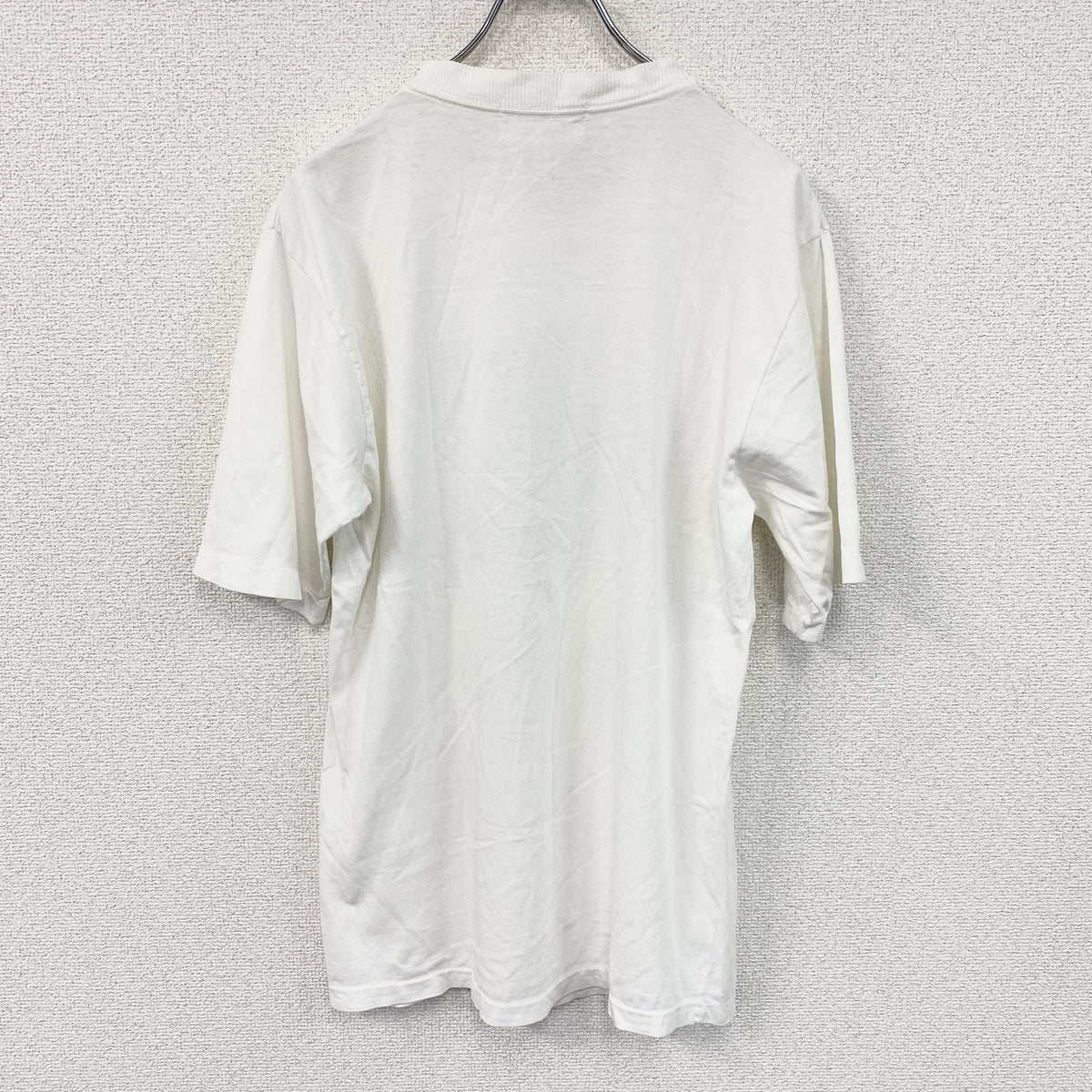 FIORUCCI MEN　フィオルッチ　半袖プリントTシャツ　シングルステッチ　ヴィンテージ　白　ホワイト　Mサイズ　古着