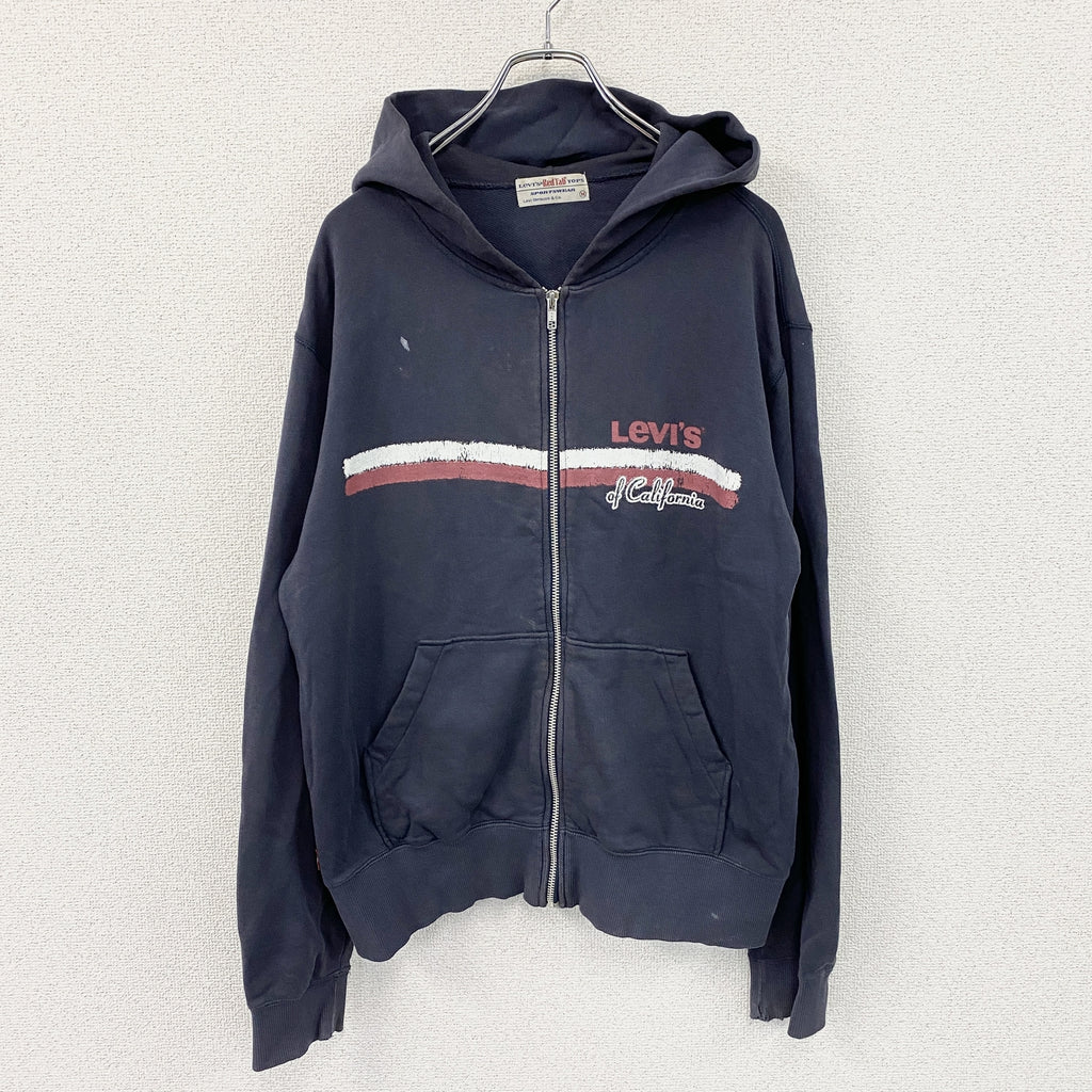 Levi's Red Tab　リーバイスレッド　フルジップパーカー/フーディー　紺　ネイビー　Mサイズ　古着